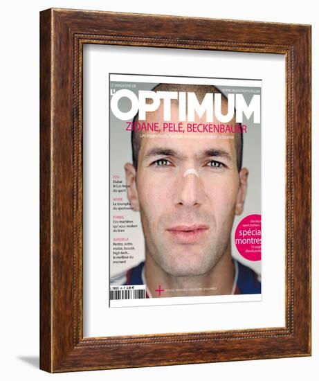 L'Optimum, June 2006 - Zinédine Zidane-Martin Schoeller-Framed Premium Giclee Print