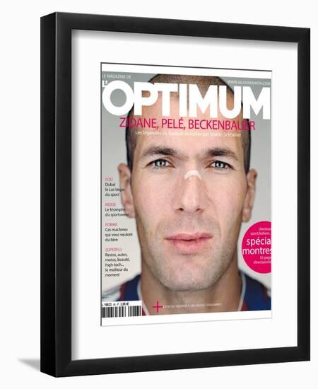 L'Optimum, June 2006 - Zinédine Zidane-Martin Schoeller-Framed Premium Giclee Print