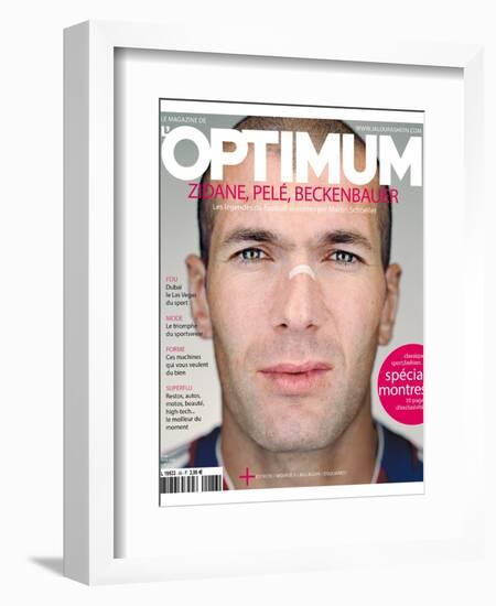 L'Optimum, June 2006 - Zinédine Zidane-Martin Schoeller-Framed Premium Giclee Print