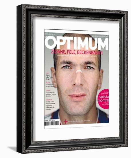 L'Optimum, June 2006 - Zinédine Zidane-Martin Schoeller-Framed Premium Giclee Print