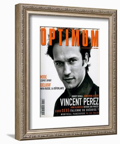 L'Optimum, June-July 1998 - Vincent Perez-Marcel Hartmann-Framed Premium Giclee Print
