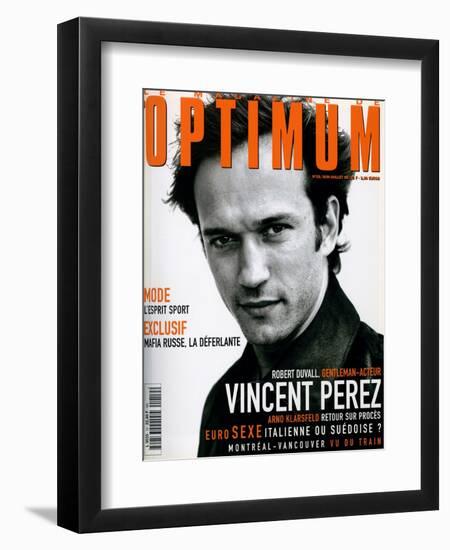 L'Optimum, June-July 1998 - Vincent Perez-Marcel Hartmann-Framed Premium Giclee Print