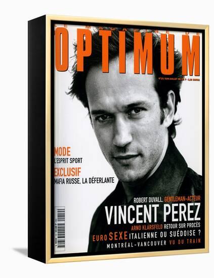 L'Optimum, June-July 1998 - Vincent Perez-Marcel Hartmann-Framed Stretched Canvas