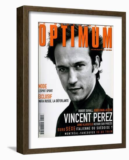 L'Optimum, June-July 1998 - Vincent Perez-Marcel Hartmann-Framed Art Print