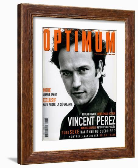 L'Optimum, June-July 1998 - Vincent Perez-Marcel Hartmann-Framed Art Print