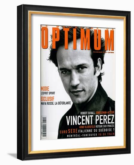 L'Optimum, June-July 1998 - Vincent Perez-Marcel Hartmann-Framed Art Print