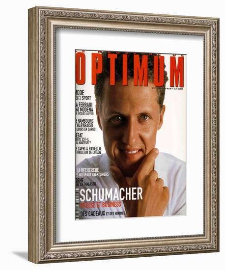 L'Optimum, June-July 1999 - Michael Schumacher-Bernard Asset-Framed Premium Giclee Print