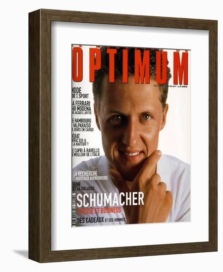 L'Optimum, June-July 1999 - Michael Schumacher-Bernard Asset-Framed Premium Giclee Print