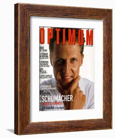 L'Optimum, June-July 1999 - Michael Schumacher-Bernard Asset-Framed Premium Giclee Print