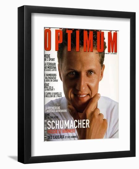 L'Optimum, June-July 1999 - Michael Schumacher-Bernard Asset-Framed Premium Giclee Print