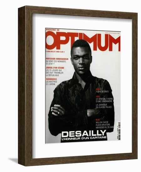 L'Optimum, June-July 2002 - Marcel Desailly-Jan Welters-Framed Premium Giclee Print