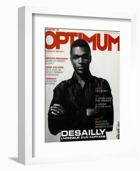 L'Optimum, June-July 2002 - Marcel Desailly-Jan Welters-Framed Premium Giclee Print