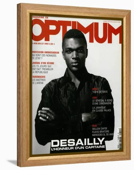 L'Optimum, June-July 2002 - Marcel Desailly-Jan Welters-Framed Stretched Canvas