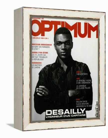 L'Optimum, June-July 2002 - Marcel Desailly-Jan Welters-Framed Stretched Canvas