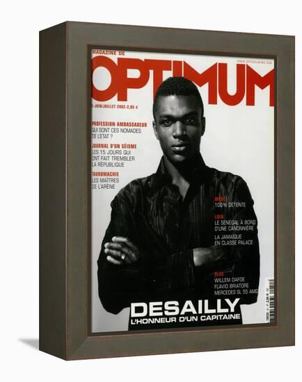 L'Optimum, June-July 2002 - Marcel Desailly-Jan Welters-Framed Stretched Canvas