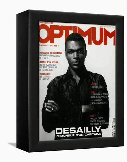 L'Optimum, June-July 2002 - Marcel Desailly-Jan Welters-Framed Stretched Canvas