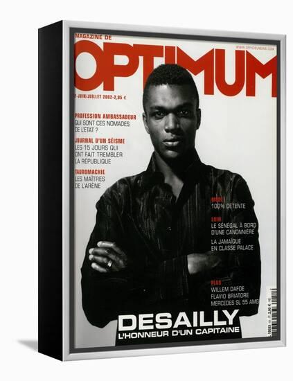 L'Optimum, June-July 2002 - Marcel Desailly-Jan Welters-Framed Stretched Canvas