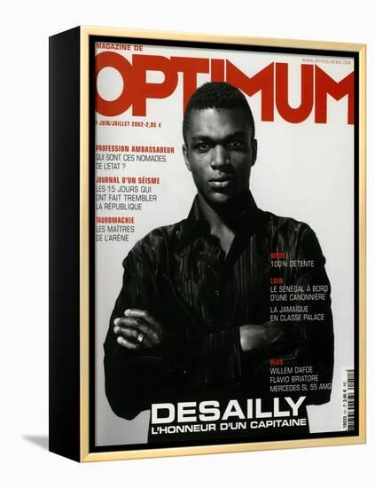 L'Optimum, June-July 2002 - Marcel Desailly-Jan Welters-Framed Stretched Canvas