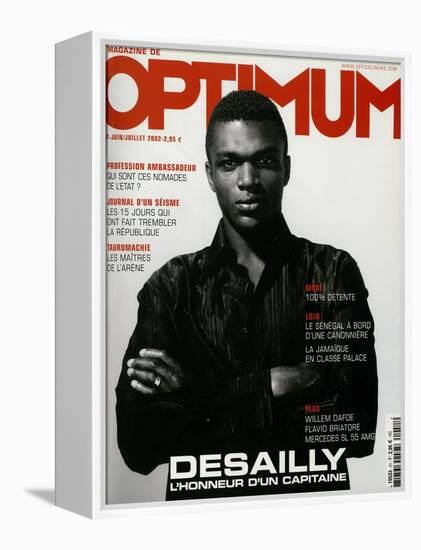 L'Optimum, June-July 2002 - Marcel Desailly-Jan Welters-Framed Stretched Canvas