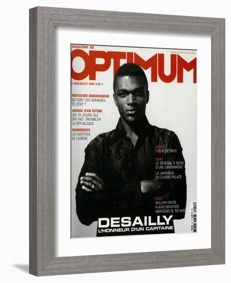 L'Optimum, June-July 2002 - Marcel Desailly-Jan Welters-Framed Art Print