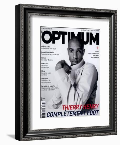 L'Optimum, June-July 2004 - Thierry Henry Porte un Blouson Nike-Mike Thomas-Framed Premium Giclee Print