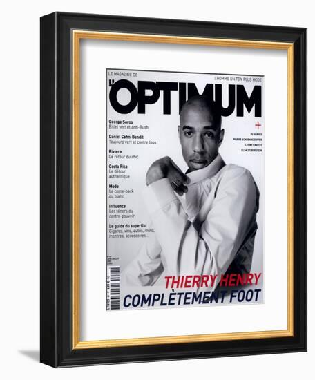 L'Optimum, June-July 2004 - Thierry Henry Porte un Blouson Nike-Mike Thomas-Framed Premium Giclee Print