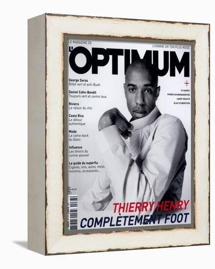 L'Optimum, June-July 2004 - Thierry Henry Porte un Blouson Nike-Mike Thomas-Framed Stretched Canvas