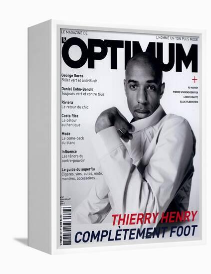 L'Optimum, June-July 2004 - Thierry Henry Porte un Blouson Nike-Mike Thomas-Framed Stretched Canvas