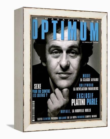 L'Optimum, March 1998 - Michel Platini Avant La Juventus Le Mundial 1982-Arnault Joubin-Framed Stretched Canvas