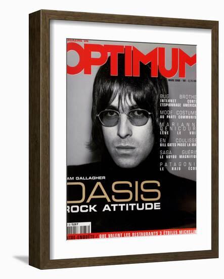 L'Optimum, March 2000 - Liam Gallagher-Nicolas Hidiroglou-Framed Art Print