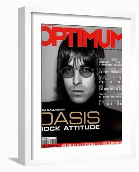 L'Optimum, March 2000 - Liam Gallagher-Nicolas Hidiroglou-Framed Art Print