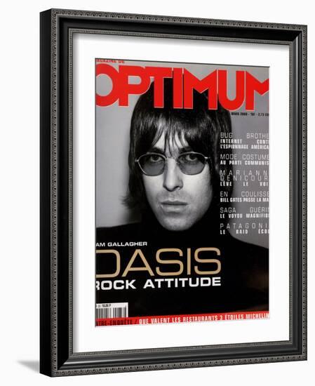 L'Optimum, March 2000 - Liam Gallagher-Nicolas Hidiroglou-Framed Art Print