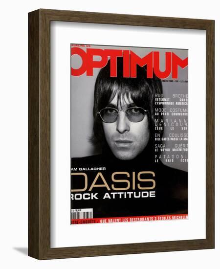 L'Optimum, March 2000 - Liam Gallagher-Nicolas Hidiroglou-Framed Premium Giclee Print