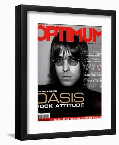 L'Optimum, March 2000 - Liam Gallagher-Nicolas Hidiroglou-Framed Premium Giclee Print