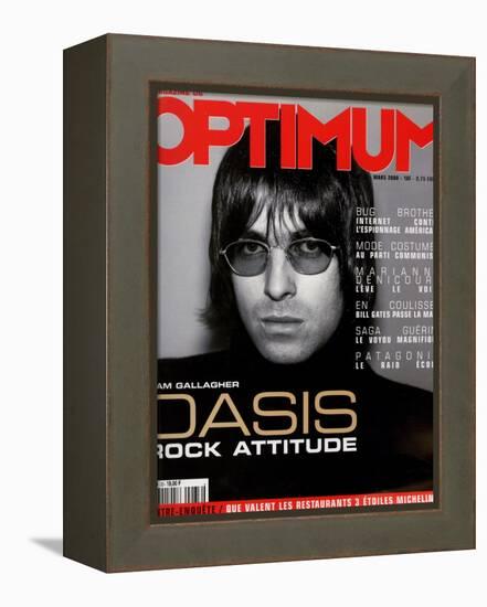 L'Optimum, March 2000 - Liam Gallagher-Nicolas Hidiroglou-Framed Stretched Canvas