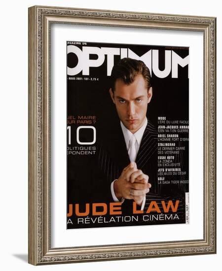 L'Optimum, March 2001 - Jude Law-Richard Phibbs-Framed Art Print