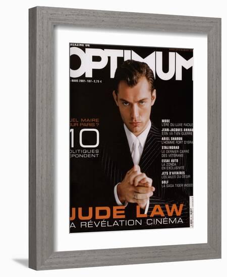 L'Optimum, March 2001 - Jude Law-Richard Phibbs-Framed Art Print