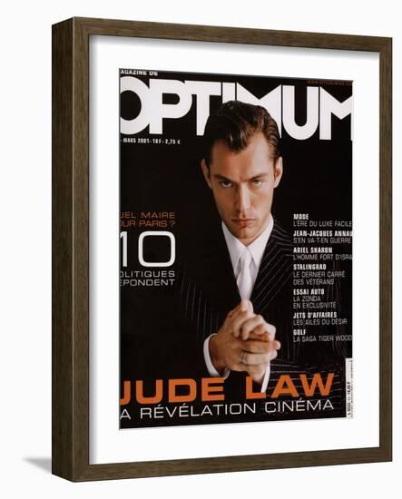 L'Optimum, March 2001 - Jude Law-Richard Phibbs-Framed Art Print