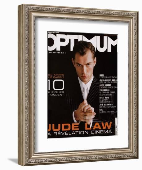 L'Optimum, March 2001 - Jude Law-Richard Phibbs-Framed Premium Giclee Print