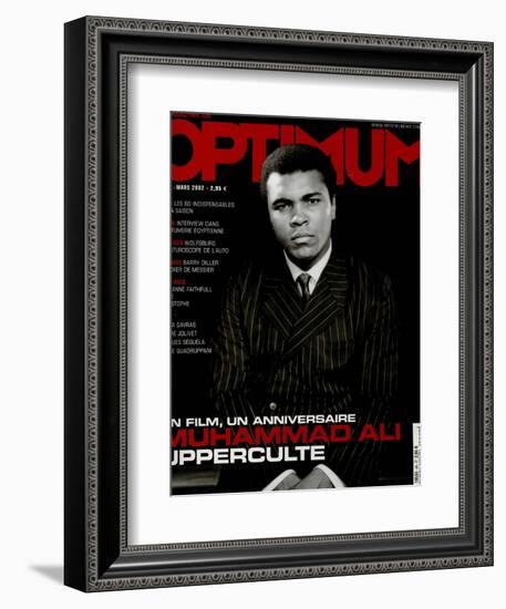 L'Optimum, March 2002 - Muhammad Ali-Yousuf Karsh-Framed Art Print