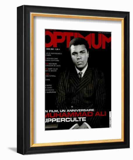 L'Optimum, March 2002 - Muhammad Ali-Yousuf Karsh-Framed Art Print