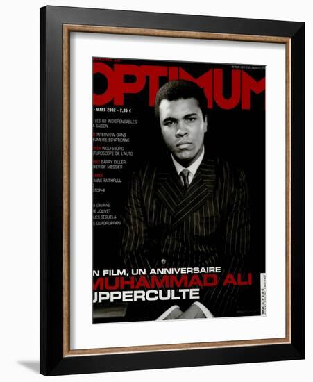 L'Optimum, March 2002 - Muhammad Ali-Yousuf Karsh-Framed Art Print