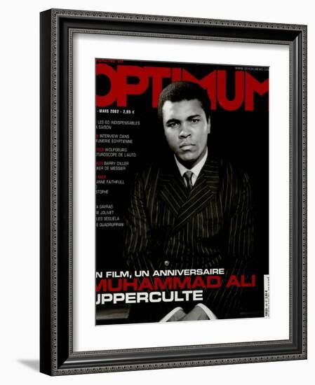 L'Optimum, March 2002 - Muhammad Ali-Yousuf Karsh-Framed Art Print