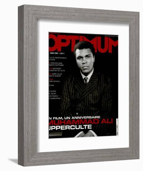 L'Optimum, March 2002 - Muhammad Ali-Yousuf Karsh-Framed Premium Giclee Print