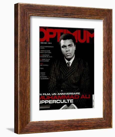 L'Optimum, March 2002 - Muhammad Ali-Yousuf Karsh-Framed Premium Giclee Print