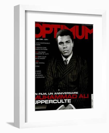 L'Optimum, March 2002 - Muhammad Ali-Yousuf Karsh-Framed Premium Giclee Print