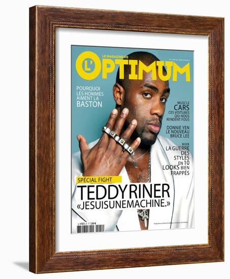 L'Optimum, March 2012 - Teddy Riner-Chris Heads-Framed Art Print