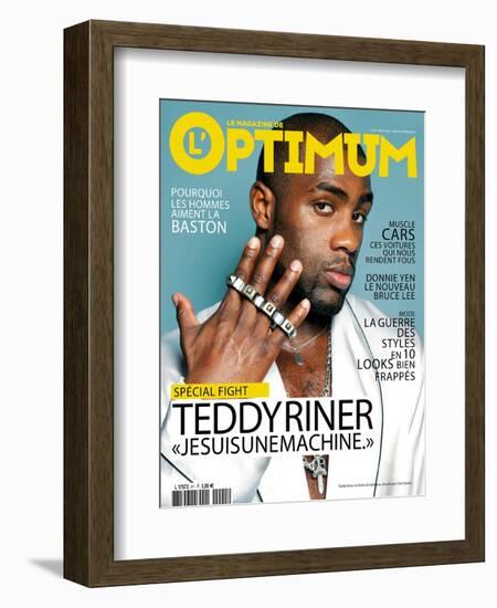 L'Optimum, March 2012 - Teddy Riner-Chris Heads-Framed Premium Giclee Print