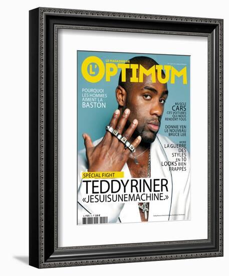 L'Optimum, March 2012 - Teddy Riner-Chris Heads-Framed Premium Giclee Print