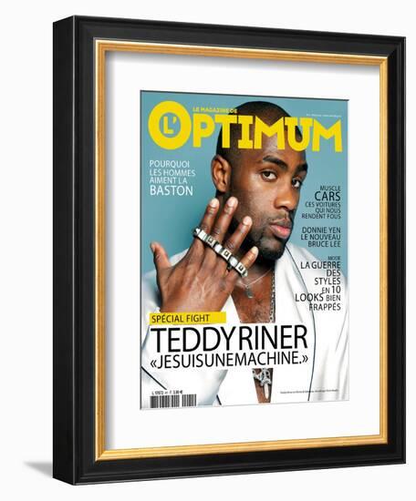 L'Optimum, March 2012 - Teddy Riner-Chris Heads-Framed Premium Giclee Print